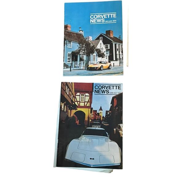 Corvette News (Lot of 6) VTG 1975 Magazines + Club Directory Daytona Racing - Picture 5 of 6